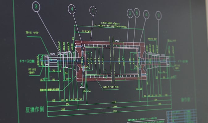 ロール製作工程：CADによる設計